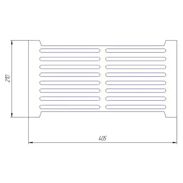 Tuharest 3B 210x405 mm