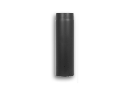 Flue pipe 600 Ø120mm/0,5m black