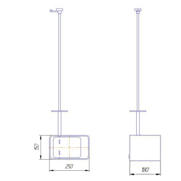 Bypass channel with frame