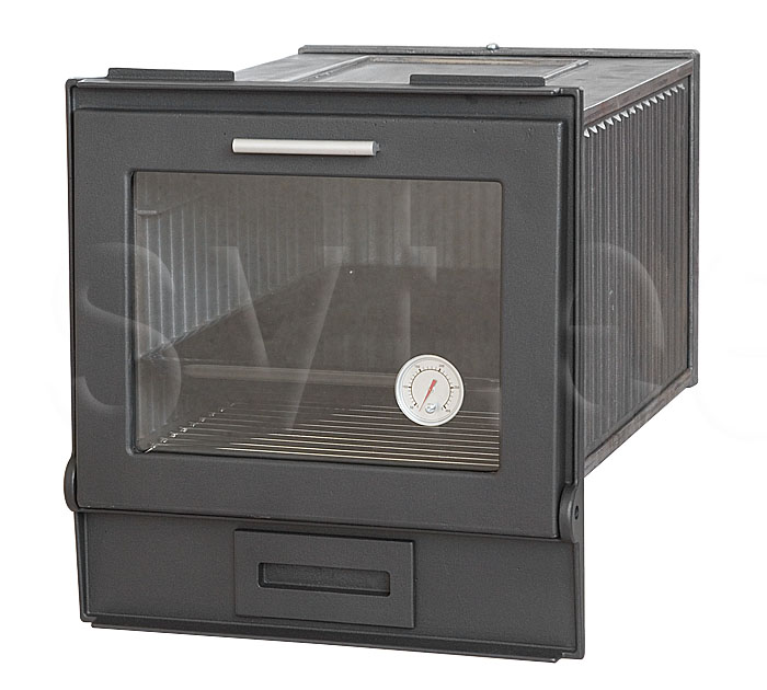 547 Cast iron bake oven kit with glass door and soot flap