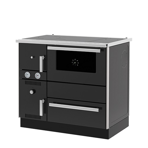 Centralheating cooker Alfa Term 20 black righthanded 23kW