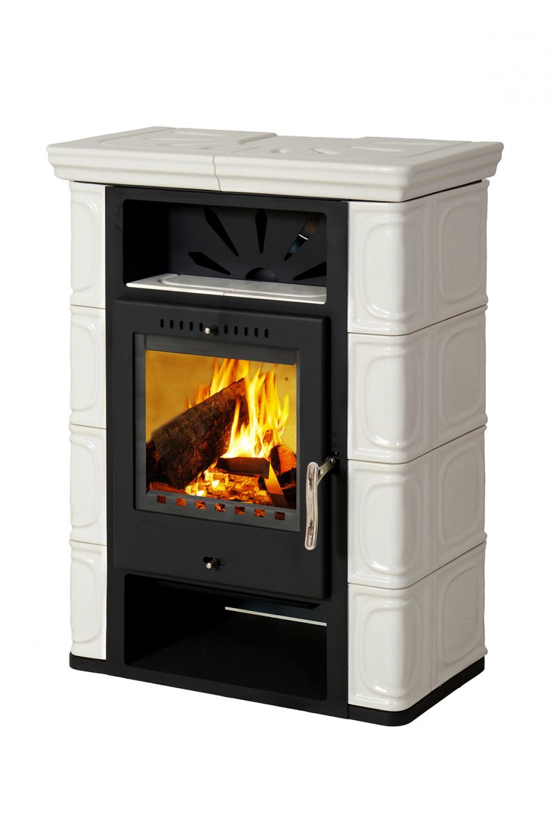 Fireplace Borgholm TOP ceramic ivory 7kW