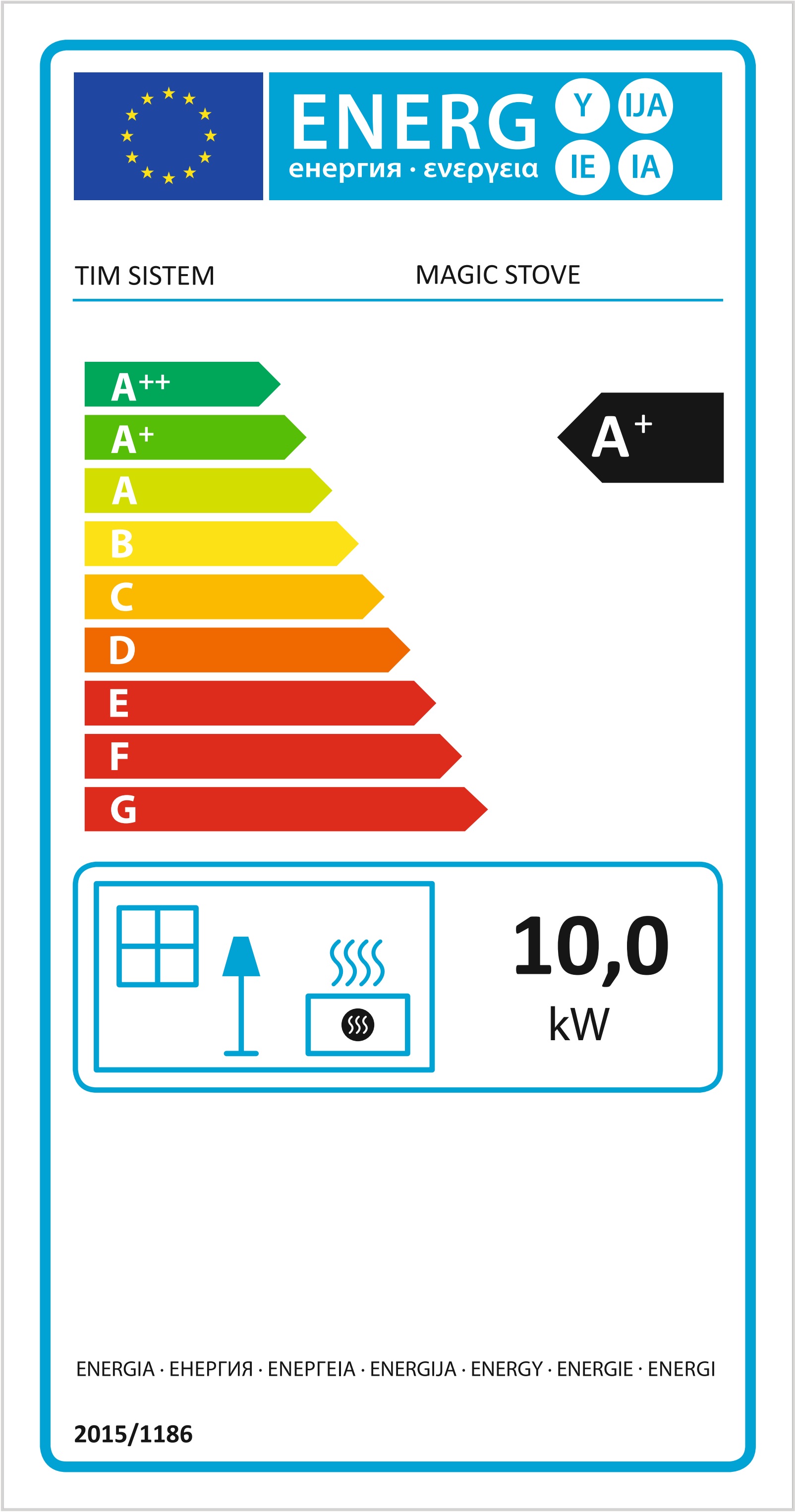 Kamin Magic Stove must 7kW - Klikkige pildile, et sulgeda aken