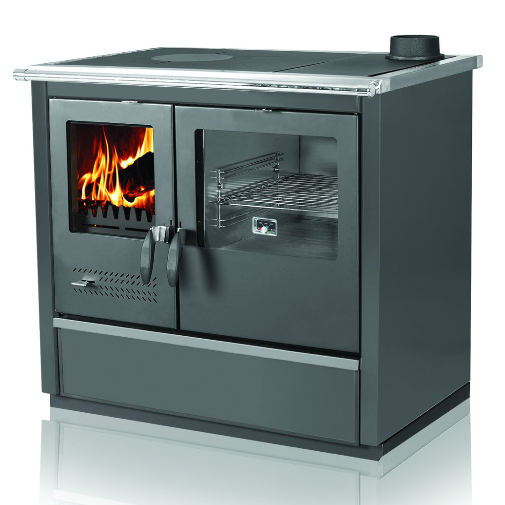 Centralheating cooker North ECO black righthanded 16kW