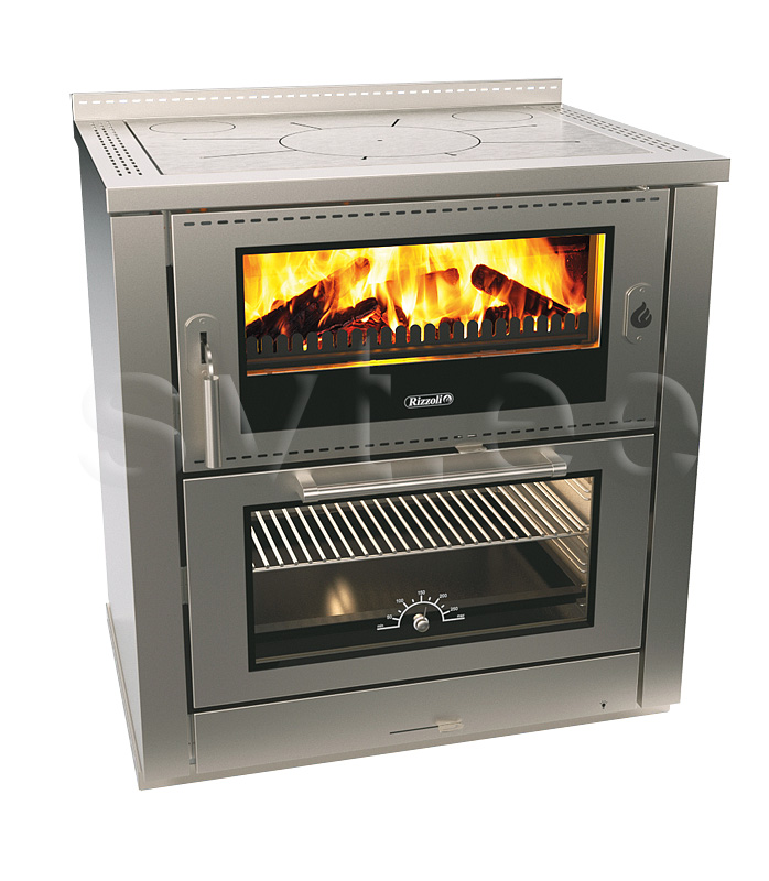 Woodburning cooker MasterLine 80 inox 8kW