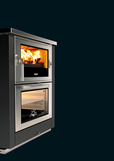 Woodburning cooker MasterLine 80 white 8kW