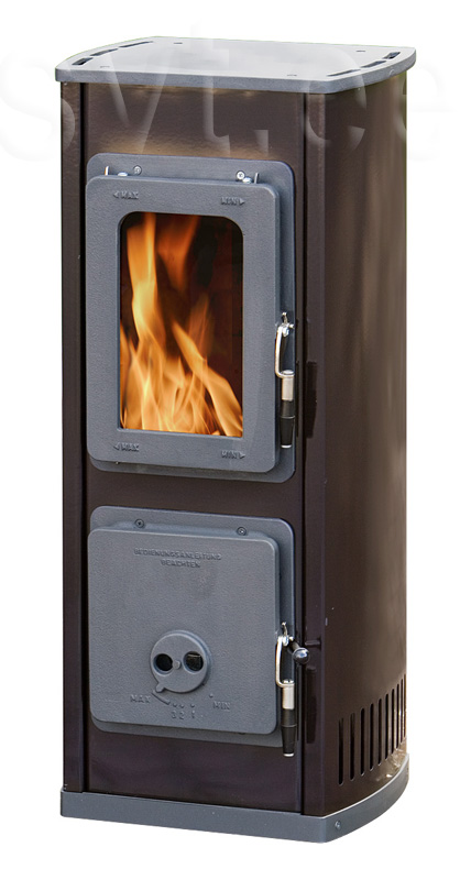 Tile stove Sissi black 5kW