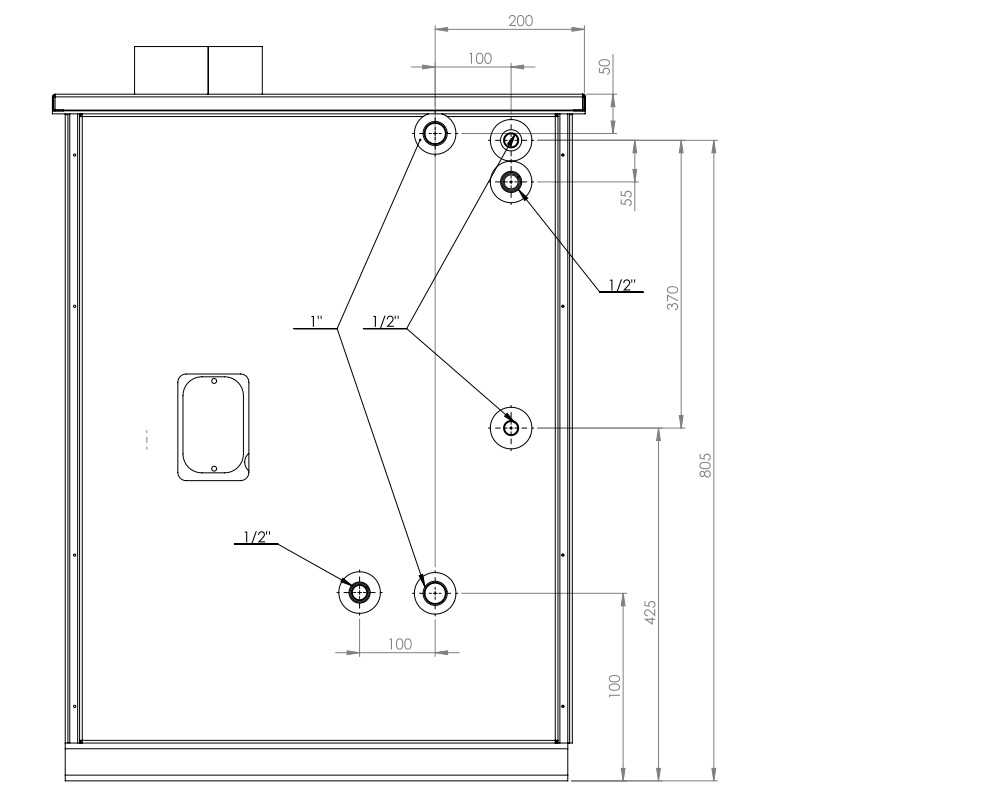 Keskküttepliit TEMY PLUS 30 hall paremakäeline 30kW