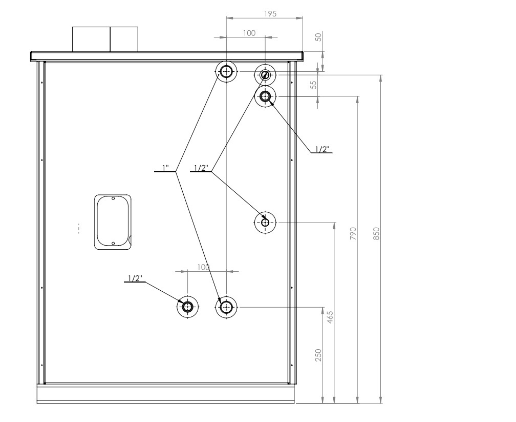 Keskküttepliit TEMY PLUS 18 hall paremakäeline18kW - Klikkige pildile, et sulgeda aken