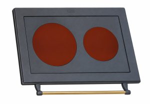 (pilt) Pliidiplaat 5A 460 × 700 mm keraamiliste keeduplaatidega, messing