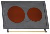(pilt) Pliidiplaat 3A 650 × 980 mm keraamiliste keeduplaatidega, messing