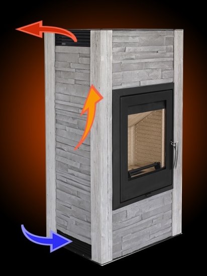 Salvestav kamin Alicante Mountain 8kW