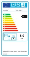 (pilt) Puupliit Alma must paremakäeline 8kW