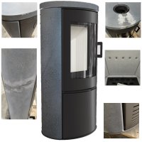 (pilt) Kahjustatud! Kamin Andorra kiviga hall 8kW
