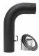 (pilt) BERTRAMS 90° painutatud suitsutorukomplekt Ø 150 mm, must