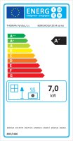 (pilt) Kamin Borgholm keraamik elevandiluu 7kW