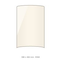 (pilt) 308 × 462 × 4 mm R304 kumer kuumakindel keraamiline klaas KRATKI Koza AB / Andorra koldeuksele