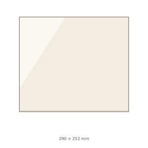 (pilt) 290 × 252 × 4 mm kuumakindel keraamiline klaas North koldeuksele