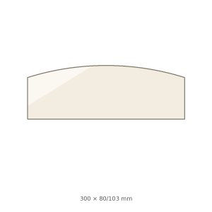 (pilt) 300 × 80/103 × 4 mm kuumakindel keraamiline klaas SVT 426 koldeuksele