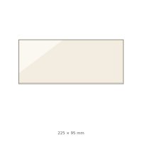 (pilt) 225 × 95 × 4 mm kuumakindel keraamiline klaas SVT 408 / 409 ustele