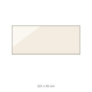 (pilt) 225 × 95 × 4 mm kuumakindel keraamiline klaas SVT 408 / 409 ustele