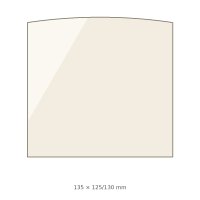 (pilt) 135 × 125/130 × 4 mm kuumakindel keraamiline klaas SVT 431 koldeuksele