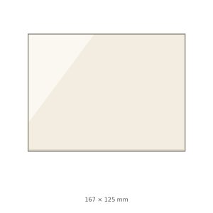 (pilt) 167 × 125 × 4 mm kuumakindel keraamiline klaas SVT 470 uksele