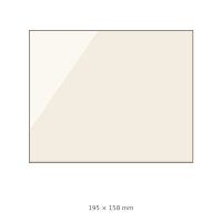 (pilt) 195 × 158 × 4 mm kuumakindel keraamiline klaas SVT 531 pliidiuksele