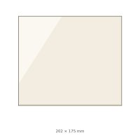 (pilt) 202 × 175 × 4 mm kuumakindel keraamiline klaas