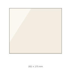 (pilt) 202 × 175 × 4 mm kuumakindel keraamiline klaas