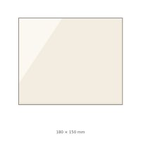 (pilt) 180 × 150 × 4 mm kuumakindel keraamiline klaas