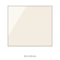 (pilt) 220 × 200 × 4 mm kuumakindel keraamiline klaas