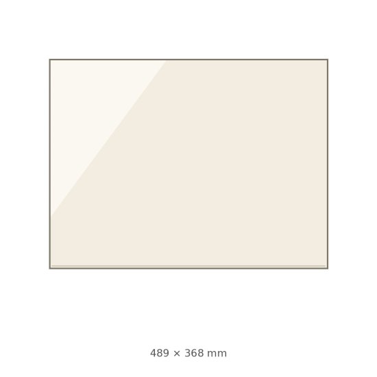 (pilt) 489 × 368 × 4 mm kuumakindel keraamiline klaas KRATKI Maja / Antek koldeuksele