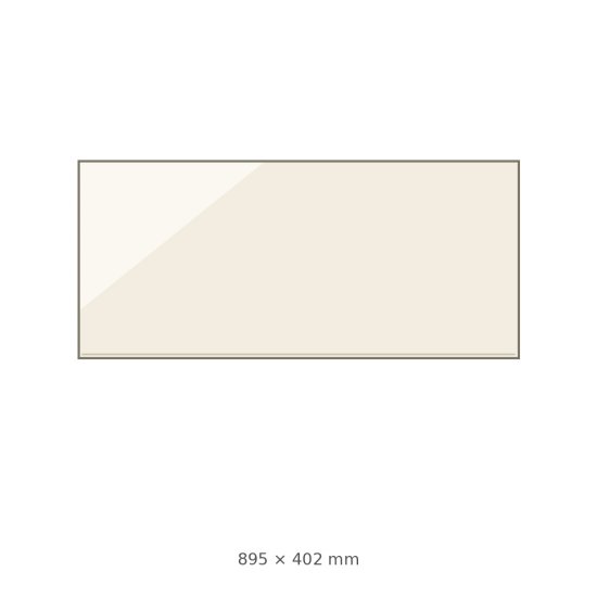 (pilt) 895 × 402 × 4 mm kuumakindel keraamiline klaas KRATKI Mila koldeuksele