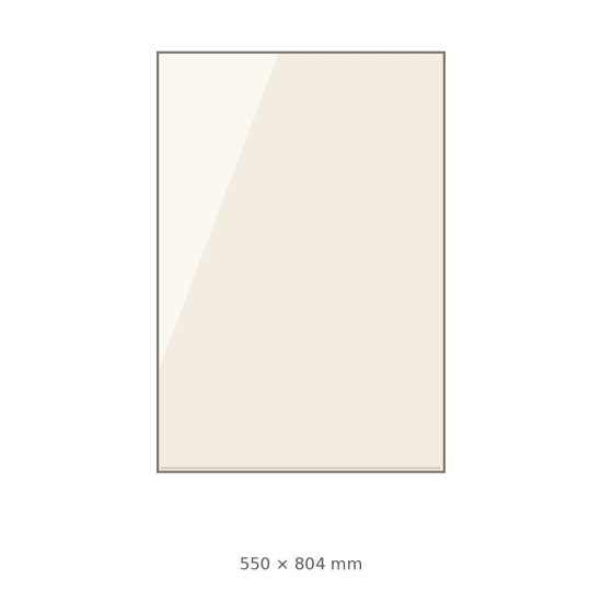 (pilt) 550 × 804 × 4 mm kuumakindel keraamiline klaas KRATKI Maja Tower koldeuksele