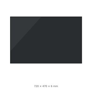 (pilt) 720 × 470 × 6 mm keraamiline pliidiplaat SVT81/9103 / Susan 2000 pliidile