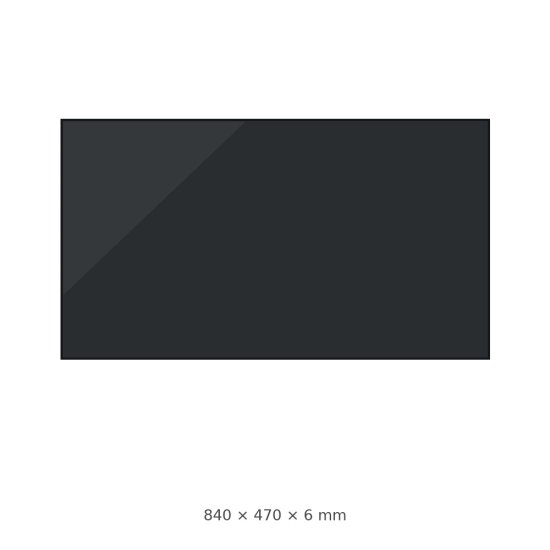 (pilt) 840 × 470 × 6 mm keraamiline pliidiplaat SVT93/9100 / Susan 2000 pliidile