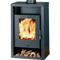 Fireplace Gent black 5kW (image for) Fireplace Gent black 5kW