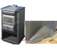 (pilt) Kahjustatud! Kamin Magic Stove must 7kW