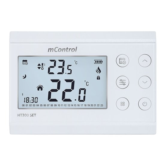 (pilt) mControl HT300 SET – Programmeeritav juhtmevaba ruumitermostaat