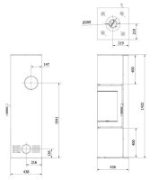 (pilt) Kamin Odyn M must 10kW