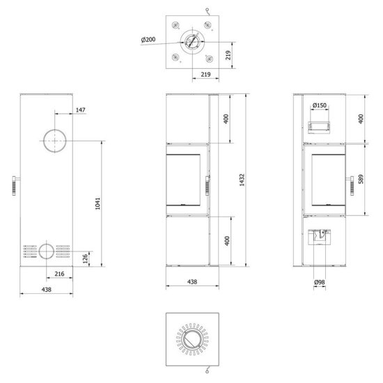 Kamin Odyn M must 10kW