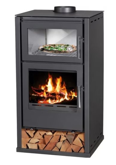 Küpsetuskamin Regina must 8,7kW