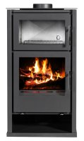 (pilt) Küpsetuskamin Regina must 8,7kW