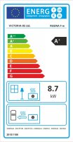 (pilt) Küpsetuskamin Regina must 8,7kW