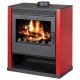 (pilt) Veesärgiga kamin Rubin punane 13kW