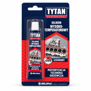 (pilt) Tytan Professional kuumakindel silikoon, punane, 20 ml, kuni 315 °C