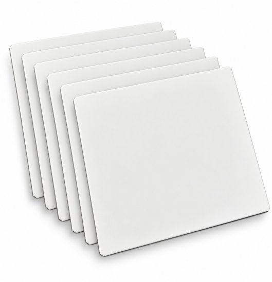 (pilt) Komfort / Tupa valgete küljeplaatide komplekt, 6 tk