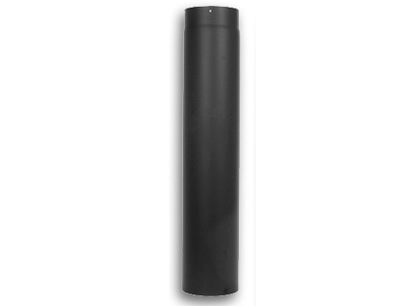 Flue pipe T600 Ø120mm/1m black