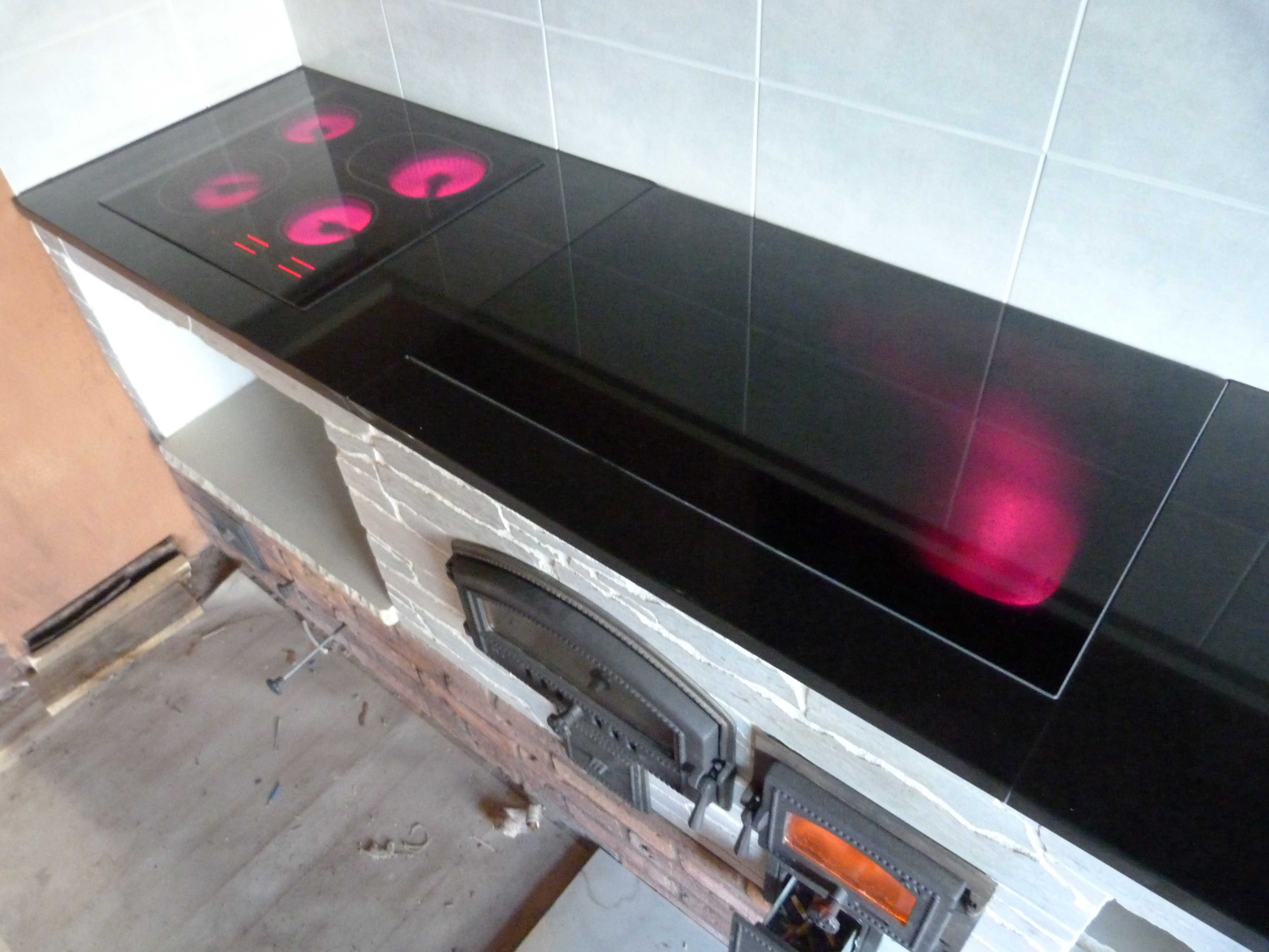 Ceramic cooktop 3A without the frame 6mm 540x870mm